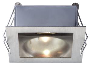 Pevné zápustné svítidlo MERIKO GU53, nerezová ocel, patice GU53, 50 W, 12 V