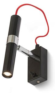 Nástěnné LED svítidlo VIPER WL, černá/chrom, 3 W, teplá bílá 3000 K