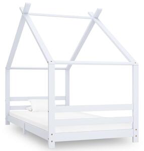 Rám dětské postele bílý masivní borové dřevo 90 x 200 cm 289612