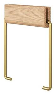 Moebe - Toilet Roll Holder Oak/Brass
