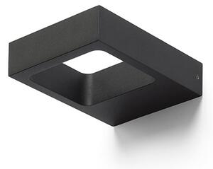 Nástěnné LED svítidlo LEA, černé, 6 W, teplá bílá 3000 K