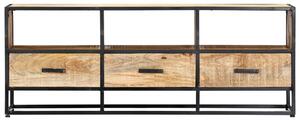 TV stolek 120 x 30 x 45 cm masivní mangovníkové dřevo