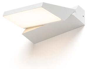 Venkovní nástěnné LED svítidlo TWIST, bílé, 12 W, teplá bílá 3000 K, IP65