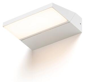 Venkovní nástěnné LED svítidlo TWIST, bílé, 12 W, teplá bílá 3000 K, IP65
