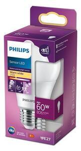 Philips LED Žárovka se senzorem Philips A60 E27/8W/230V 2700K P5088