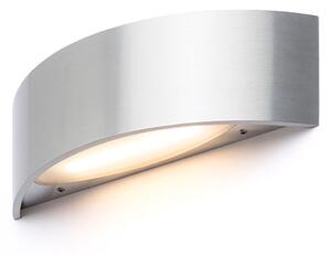Nástěnné LED svítidlo NAXOS, česaný kov, 6 W, teplá bílá 3000 K