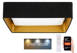 BRILAGI-LED Stmívatelné svítidlo VELVET SQUARE LED/36W/230V Wi-Fi Tuya+DO černá BG0659