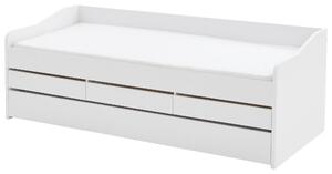 VÝSUVNÁ POSTEL, 90-180/200 cm, bílá Carryhome - Online Only dětské postele, Online Only