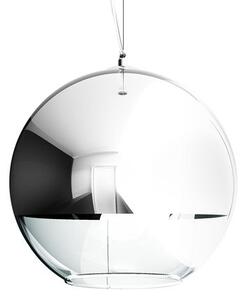 Závěsné svítidlo BEAU MONDE 35, chromované sklo/čiré sklo, patice E27, 15 W