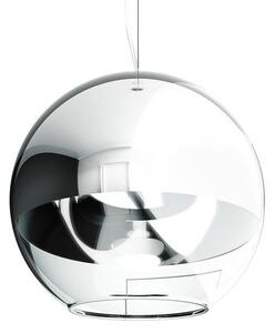 Závěsné svítidlo BEAU MONDE 35, chromované sklo/čiré sklo, patice E27, 15 W