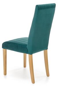 Židle DIEGO (Emerald / Medový dub)