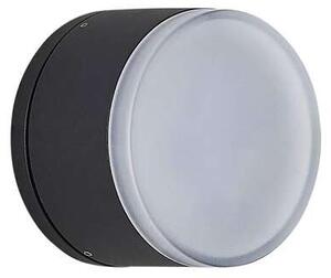 Lindby - Mathea Round LED Venkovní Stropní Lampa Dark Grey