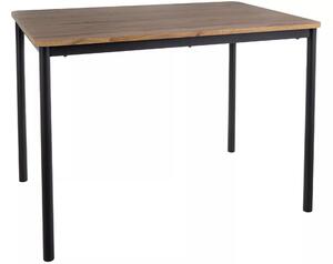 Signal Jídelní stůl City 110 cm dub artisan/černý