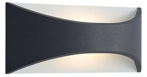 Lindby - Mathea LED Venkovní Nástěnné Světlo L30 Dark Grey/White