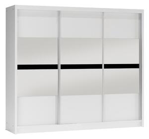 Šatní skříň Batumi Barva korpusu: Bílá, Rozměry: 250 cm