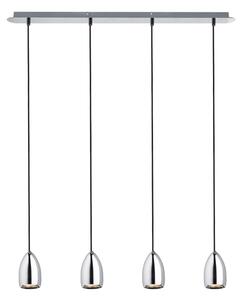 Závěsné svítidlo BABADES IV, chrom, patice GU10, 4× 35 W