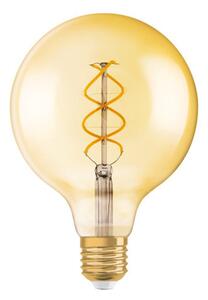 LED žárovka OSRAM Vintage Globe 125 SPIRAL jantarová, patice E27, ekvivalent 25 W, teplá bílá 2000 K