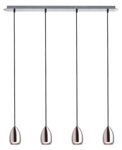 Závěsné svítidlo BABADES IV, matný nikl, patice GU10, 4× 35 W