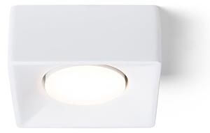 Přisazené nástěnné svítidlo FRAM SQ, sádrová, patice GX53, 7 W