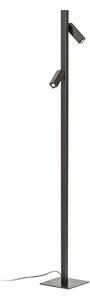 Stojací lampa FADO, černá, 2× 3 W, teplá bílá 3000 K
