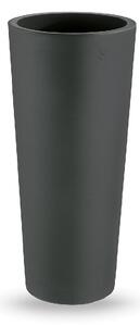 LYXO Květináč Genesis Round Cache-Pot 85 cm tmavě šedý