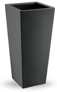 LYXO Květináč Genesis Square Cache-Pot 100 cm tmavě šedý