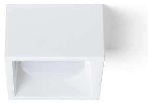 Přisazené stropní svítidlo LOKA SQ, sádrová, patice GX53, 7 W
