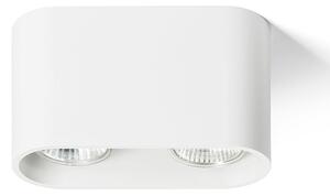 Stropní svítidlo MANTOVA II, matné bílé, patice GU10, 2× 7 W