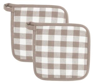 Bavlněné chňapky v sadě 2 ks Gingham – Tiseco Home Studio