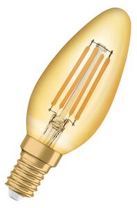 LED žárovka OSRAM Vintage svíčková jantarová, patice E14, ekvivalent 35 W, teplá bílá 2400 K