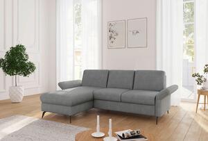 ROHOVÁ SEDAČKA, textil, šedá Sit & More - Sedací soupravy, Online Only