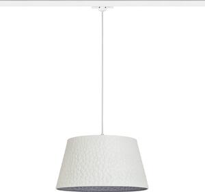 Lištové svítidlo BUCKY 40 pro tříokruhovou lištu, bílá/šedá/kov, patice E27, 15 W