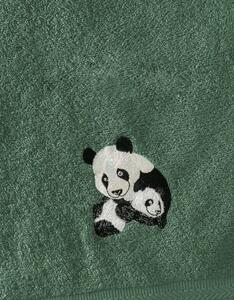 Froté sada koupelnového textilu s výšivkou pandy