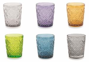 VILLA D’ESTE HOME TIVOLI Set sklenic Marrakech 6 kusů, barevný, řezaný vzor, 240 ml