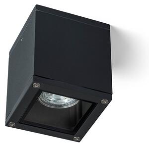Venkovní stropní svítidlo KEIG, černé, patice GU10, 8 W, IP65