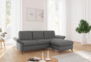 ROHOVÁ SEDAČKA, textil, tmavě šedá Sit & More - Sedací soupravy, Online Only