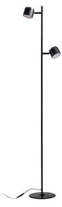 Stojací lampa NOVA II, bílá/chrom/mléčný akryl, 2× 3.5 W, teplá bílá 3000 K