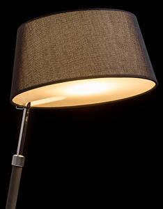 Stolní lampa RITZY, černá/chrom, patice E27, 15 W