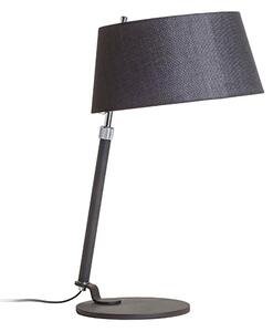 Stolní lampa RITZY, černá/chrom, patice E27, 15 W