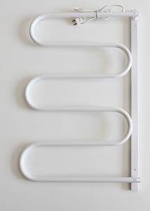 Olsen Spa Elektrický sušák otočný, Barva - Bílá, Materiál - Komaxit, Rozměr radiátoru - ES 3 - 35 x 865 x 580 mm, Výkon - 83 W (OLBES3OB)