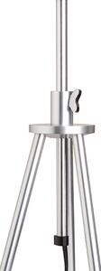 Stolní lampa GARDETTE, černá/hliník, patice E27, 15 W
