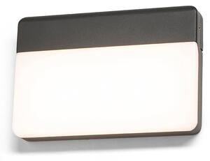 Venkovní nástěnné LED svítidlo GAVIN, antracitová/mléčný akryl, 13 W, teplá bílá 3000 K, IP65