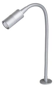 Stolní lampa ESA na desku, stříbrnošedá, 3 W, teplá bílá 3000 K