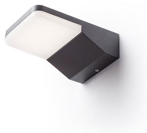 Venkovní nástěnné LED svítidlo VIRGO, antracitové, 9 W, teplá bílá 3000 K, IP65