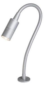 Stolní lampa ESA na desku, stříbrnošedá, 3 W, teplá bílá 3000 K