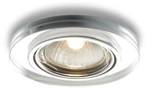 Náklopné zápustné svítidlo MIRROLA R, mirror/čiré sklo, patice GU10, 50 W