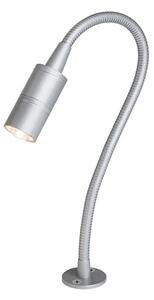 Stolní lampa ESA na desku, stříbrnošedá, 3 W, teplá bílá 3000 K