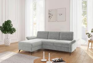ROHOVÁ SEDAČKA, textil, světle šedá Sit & More - Sedací soupravy, Online Only