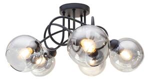 Přisazený lustr LATIL 5xE27/60W/230V černá