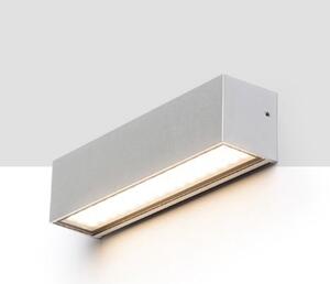 Venkovní nástěnné LED svítidlo CAMARGUE, antracitová/satinované sklo, 6 W, teplá bílá 3000 K, IP65